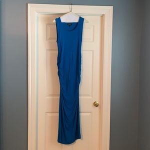 Isabelle Oliver royal blue maternity maxi dress